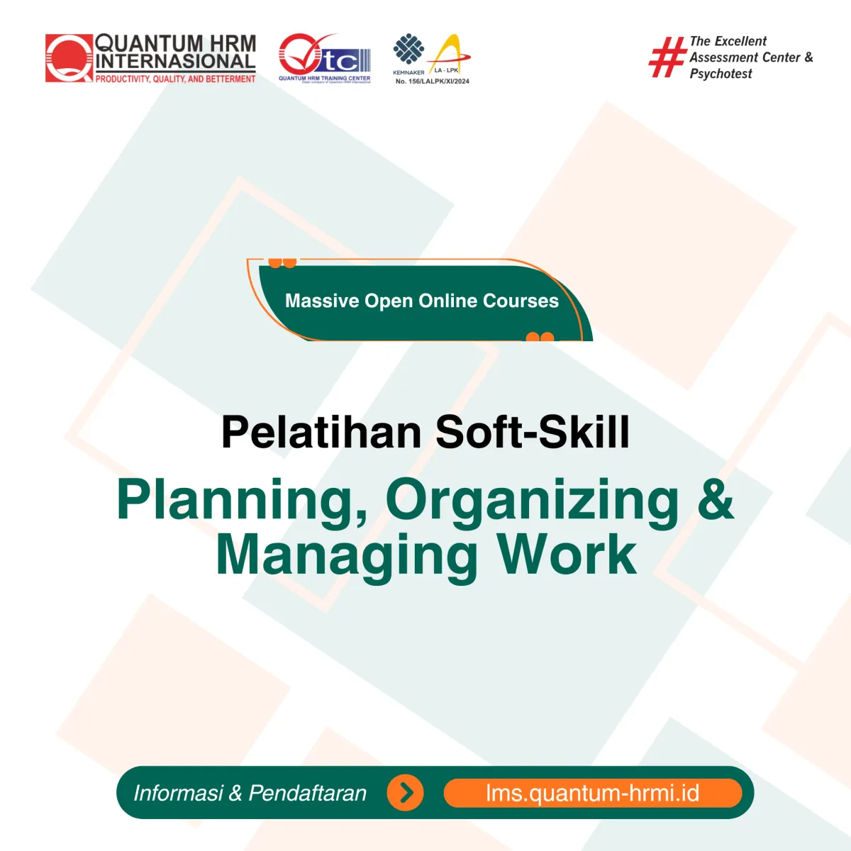 Planning, Organizing & Managing Work